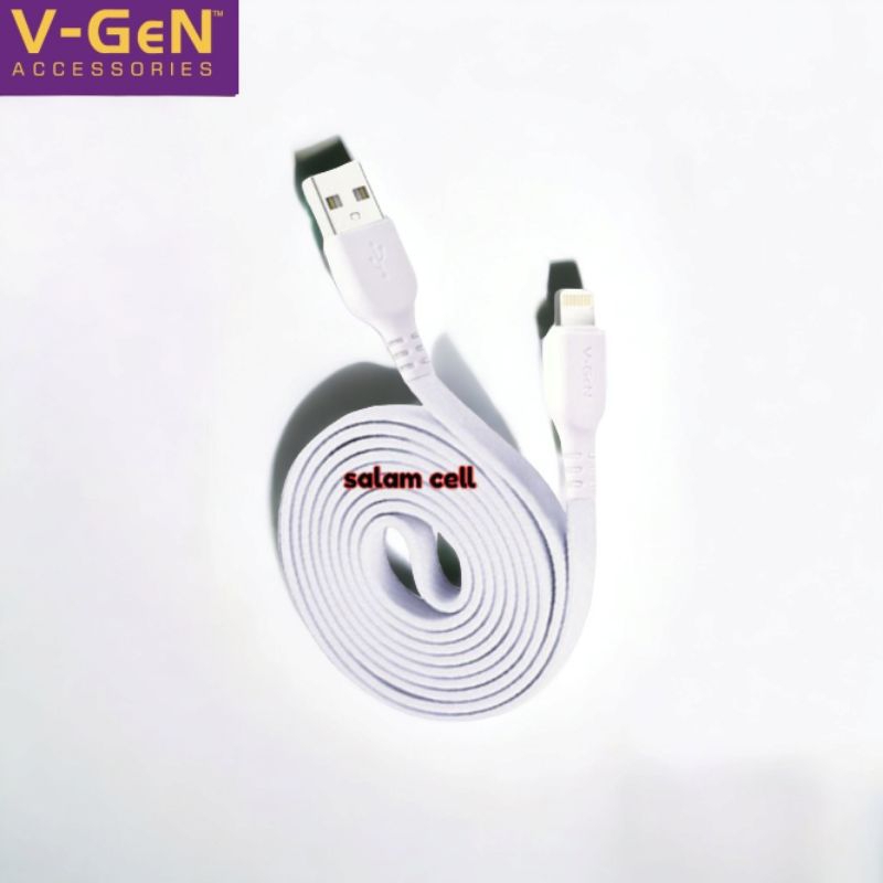 Kabel Data iPhone V-Gen PCL2-01 1pack isi 20Pcs Original Vgen PCL2 01 Garansi Resmi