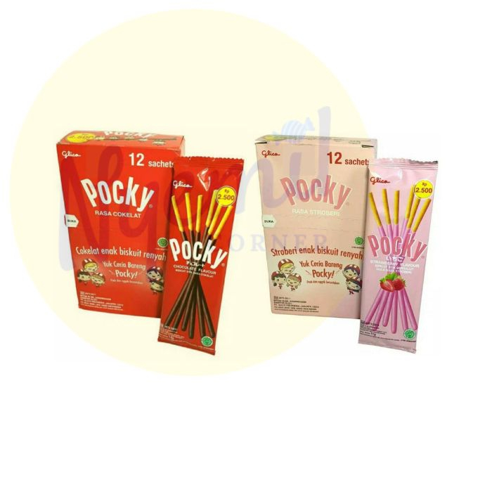 

Pocky Stik Biskuit Sachet 11gr x 12pcs