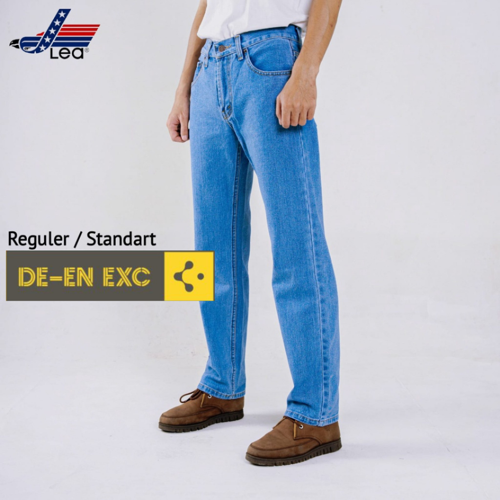 Celana Jeans Panjang Pria Standar Reguler Model Korean Style