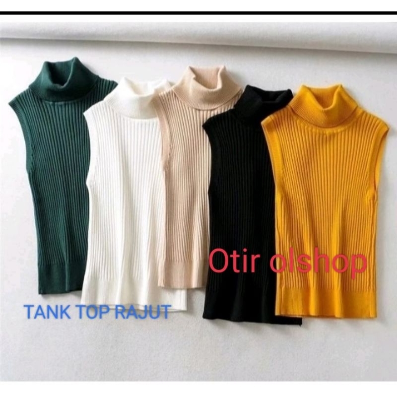 TANK TOP rajut/YUKENZI/turtel tanktop/cewek/cowok