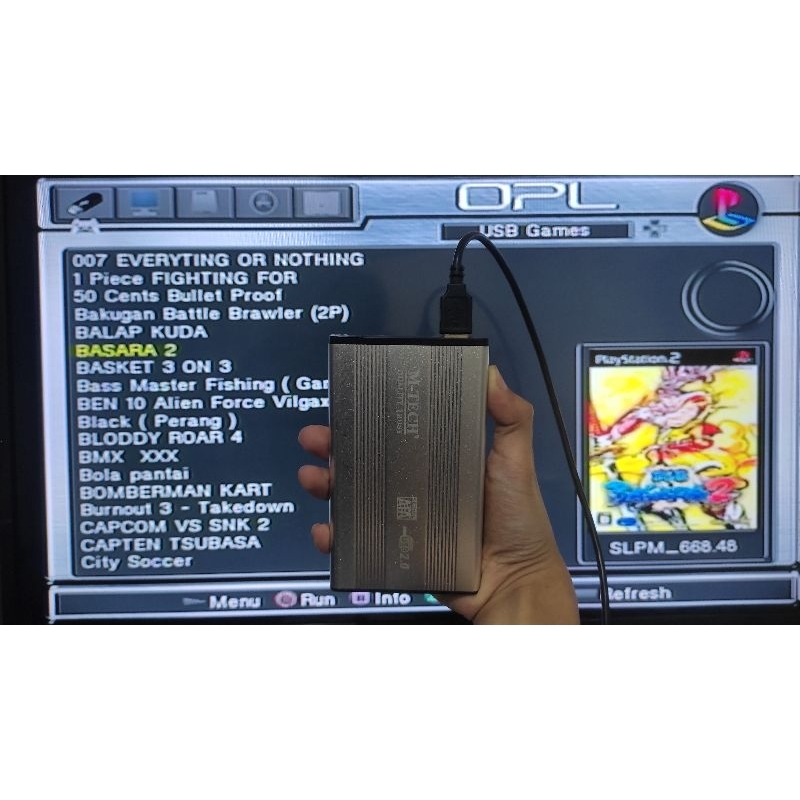 HDD/HARDISK EXTERNAL PS2 80GB