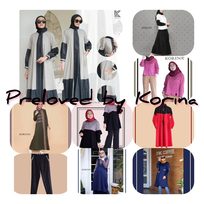 Dres korina tunik dres Preloved dan Difeck