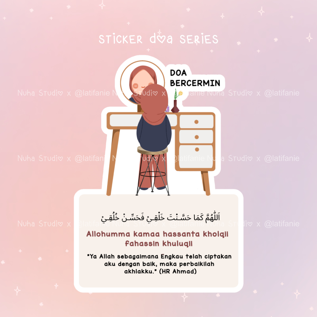 

Sticker DOA by latifanie | Doa Bercermin Berpakaian Naik Kendaraan Keluar Rumah Masuk Keluar Toilet Menabung