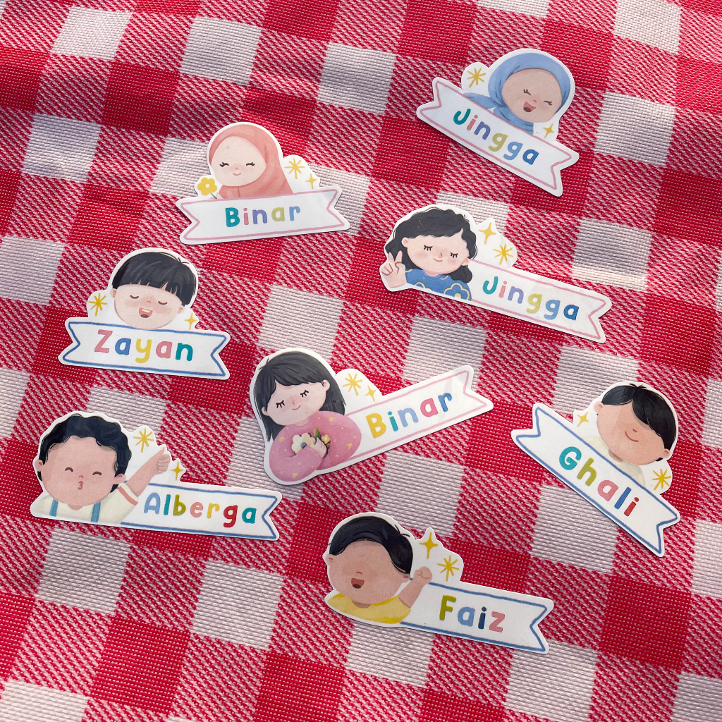 

Stiker Karakter Custom Nama