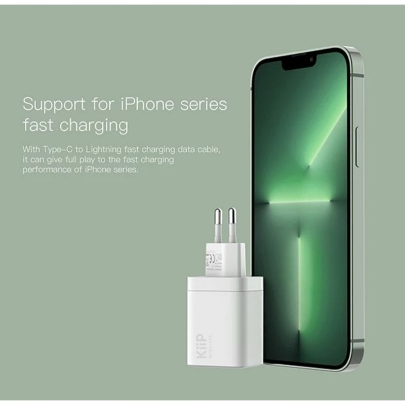 Kiip Wireless C10 Kepala Charger 30w Travel Fast Charger