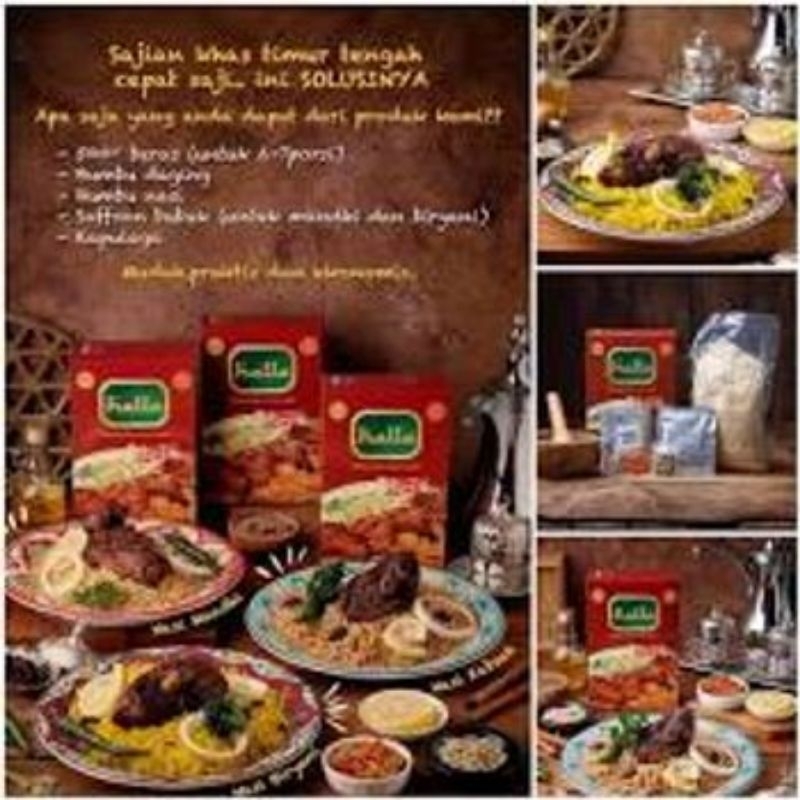 

Nasi Timur Tengah plus Bumbu Halla (Kabsah) Besar