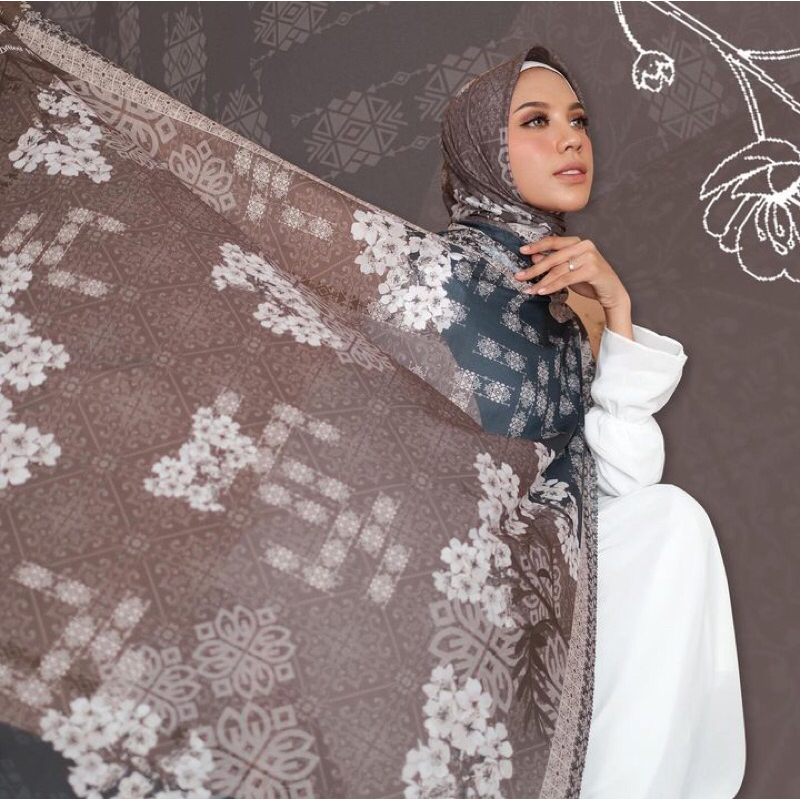 preloved hijab segi empat by duwa hijab