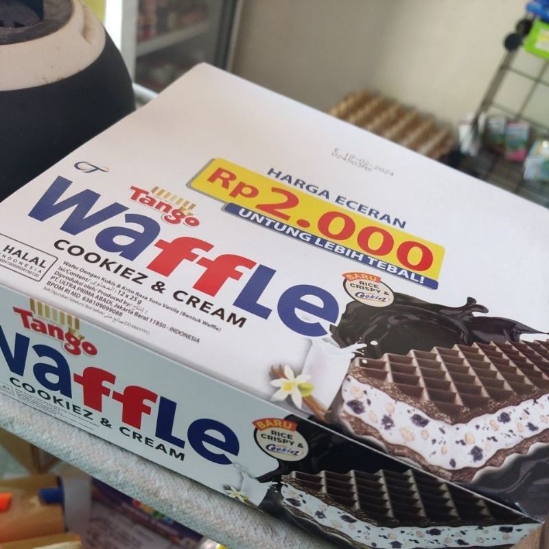 Tango Waffle Choco Hazelnut 25g 1box