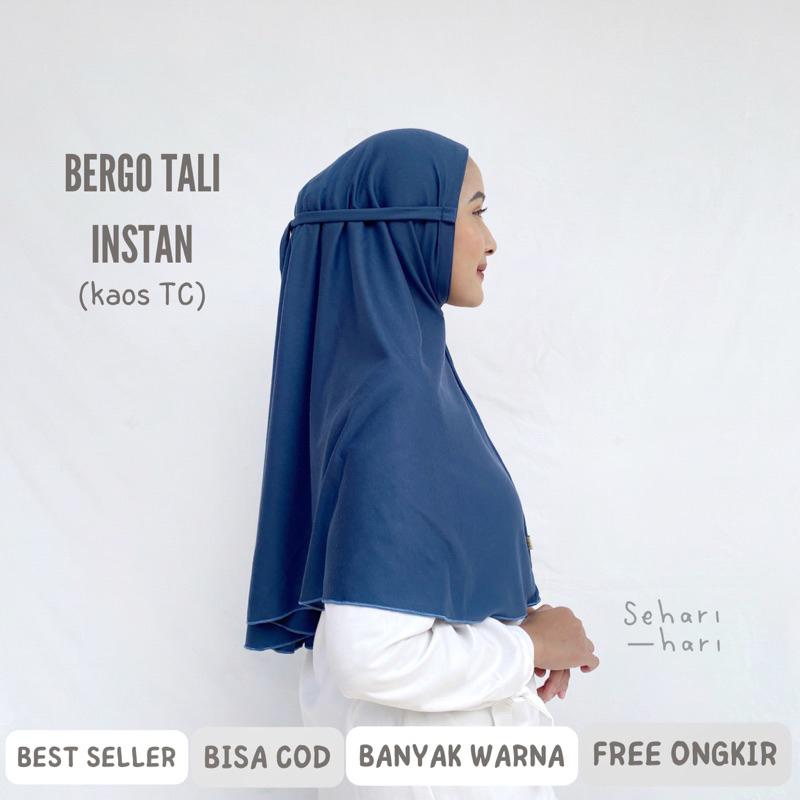 Seharihari - Kerudung Instan Bergo Tali Kaos
