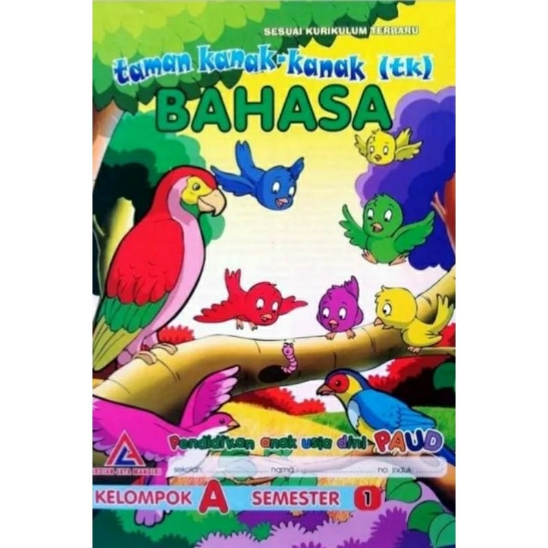 Buku TK A "BAHASA" semester 2