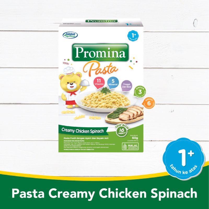 Promina Pasta creamy chiken spinach 60 gr