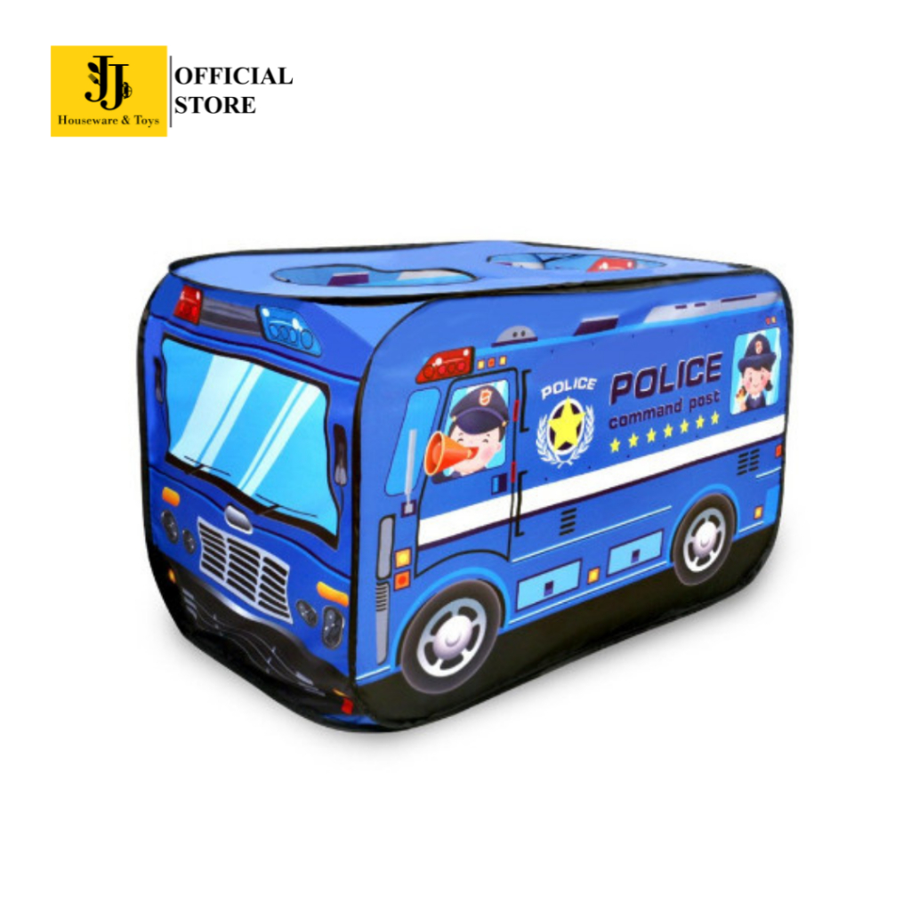 JJ TOYS TENDA BERMAIN ANAK BUS POLISI