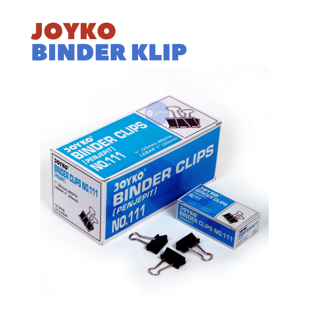 

Binder Clip Eselon No. 111/Pack Isi 12 Pcs