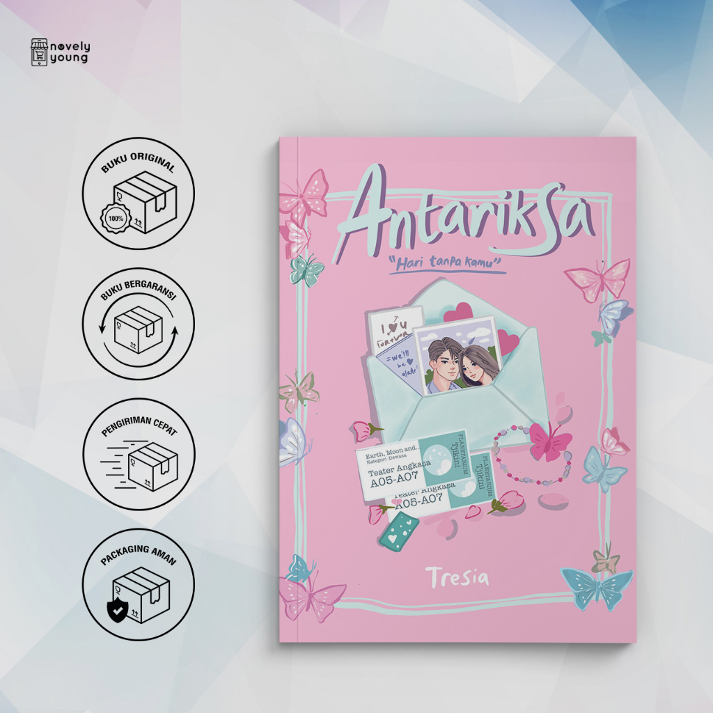 Novel Antariksa : Hari Tanpa Kamu (Antariksa 2) - Tresia - Coconut Books - Gratis Biaya Packing