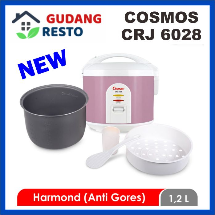 COSMOS CRJ6028 MAGICCOM RICECOOKER HARMOND ANTIGORES CRJ 6028 1.2L 1,2 LITER 6028 V 6028 G 6028V 6028G PASTELA SERIES