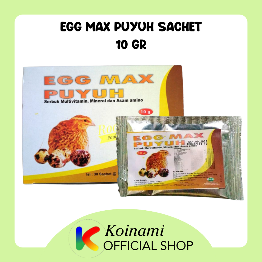 EGG MAX PUYUH 10 gram / raid