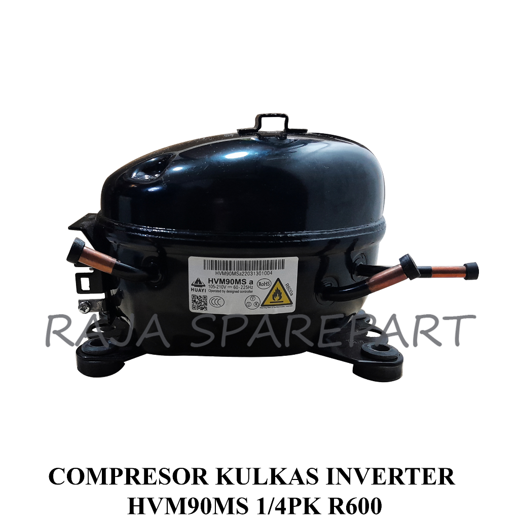 COMPRESSOR/KOMPRESOR KULKAS/COMPRESOR KULKAS INVERTER  HVM90MS 1/4PK R600