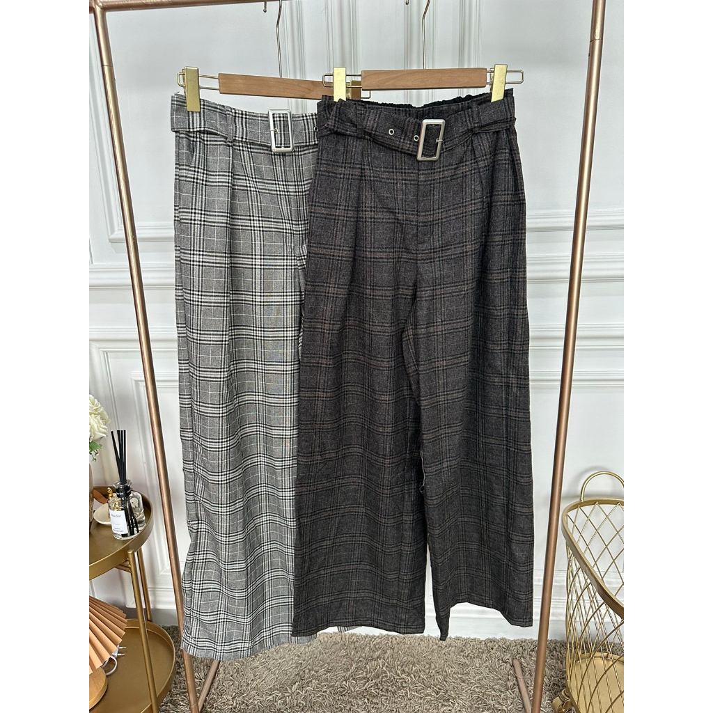 Unq linen wide leg pants