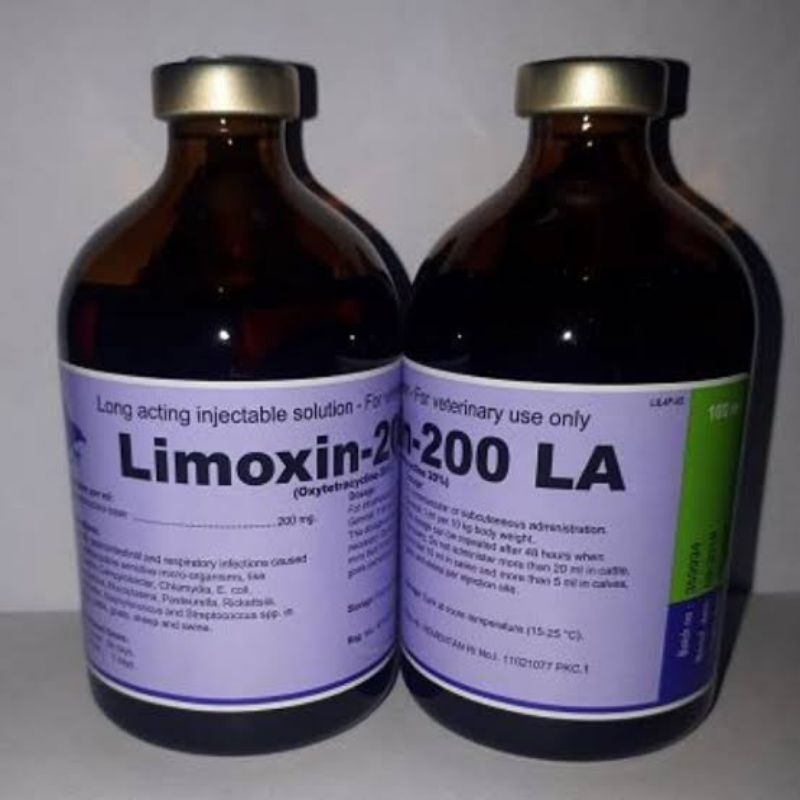 LIMOXIN  200 LA ANTIBIOTIK SPEKTRUM LUAS  bisa untuk sapi ngorok.