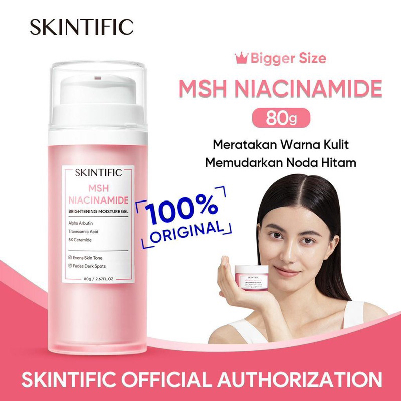 [BIG SIZE] SKINTIFIC MSH Niacinamide Moisturizer 80gr