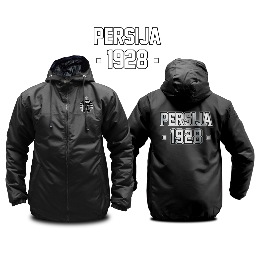 Jaket Persija Jakarta 1928 Jaket Hooligans Elegan Black