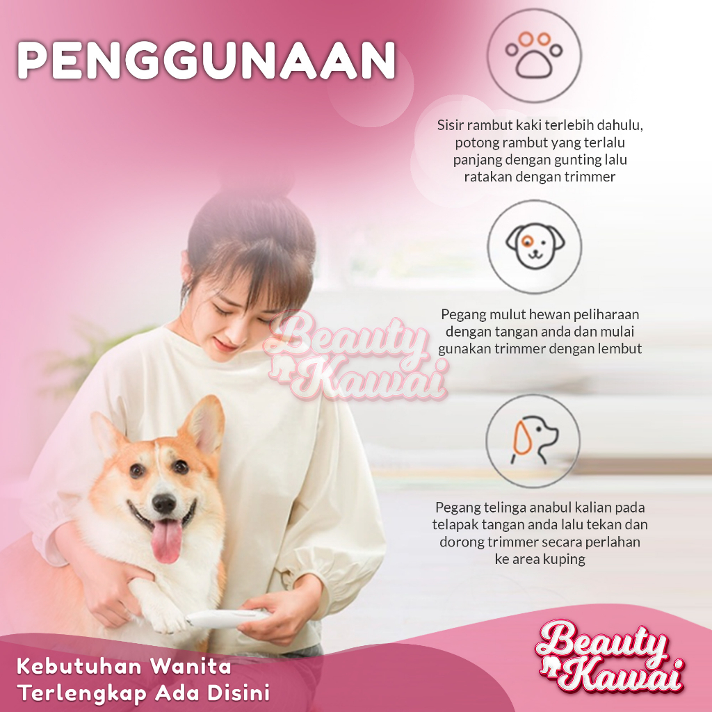 Perawatan Cukur Hewan Anjing Kucing Binatang Peliharaan KM 1051