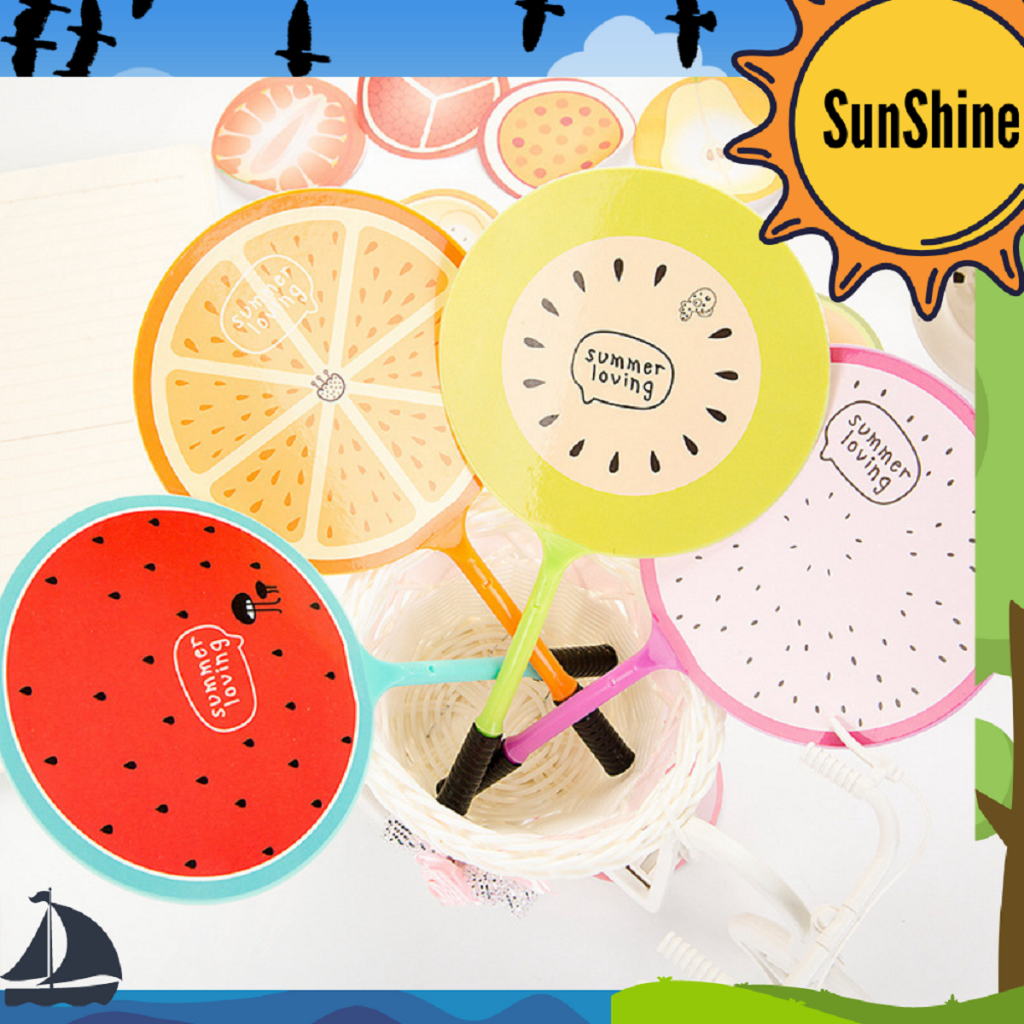 

✨ Sunshine Fancy ✨ SELUSIN / 12 Pcs Pena / Pulpen Kipas Buah S0006