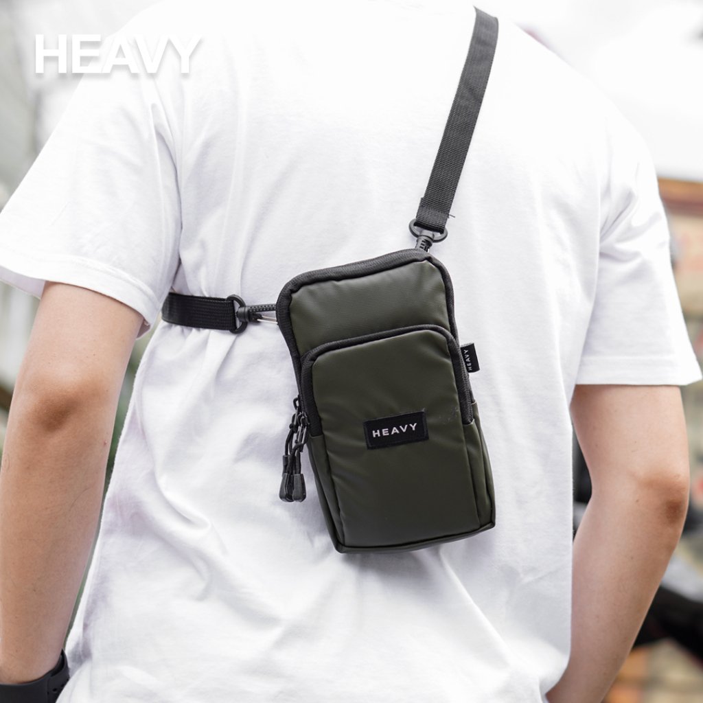 Tas Handphone Heavy - Tas Selempang Hp Waterproof Heavy - Mini Pouch Bag