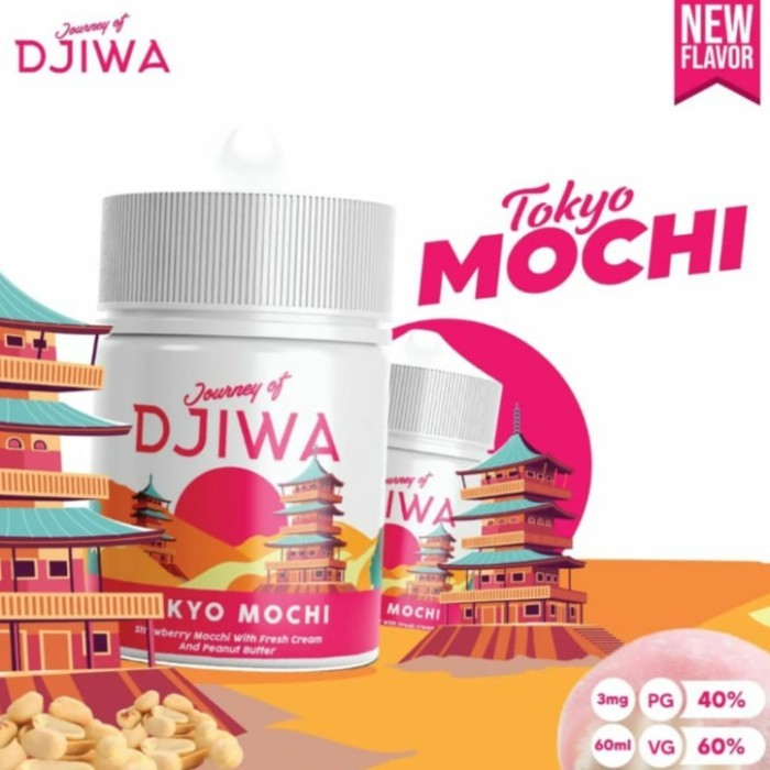 Djiwa Tokyo Mochi 60ML by Djiwa Vape x Lab51 - Liquid Journey of Djiwa - FB 3MG 60ML