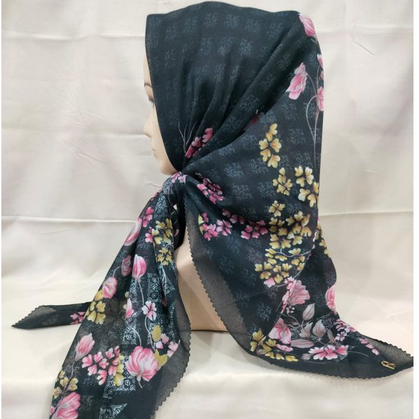 hijab pin button scarves semi original