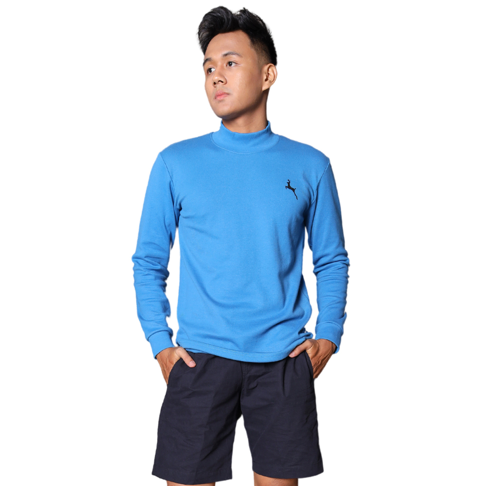 ROMP Kaos Pria Lengan Panjang - Turtle Neck / Kerah Tinggi