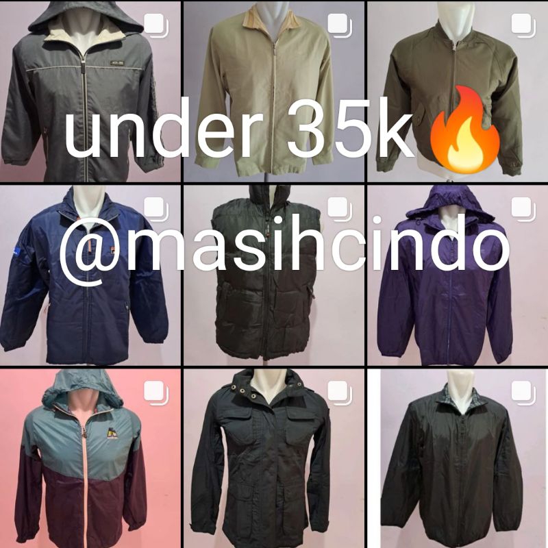 [ Obral ] jaket second prelov wanita windbreaker sport running outdoor trekking branded stok terbaru