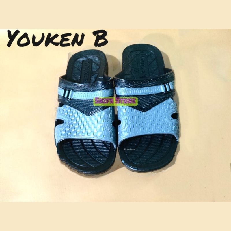 Sandal Slop Pria Youken Hoki 139 Sandal Slop Premium Sandal Pria Murah Sandal Karet Pria Kuat Nyaman Awet Dan Empuk