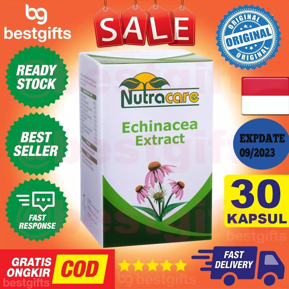 NUTRACARE NUTRA CARE ECHINACEA EXTRACT MEMELIHARA DAYA TAHAN TUBUH 30 KAPSUL