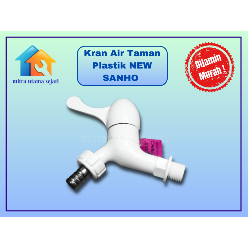 Keran Kran Air Taman PVC Kran Plastik PVC Kran Plastik Bagus Murah New Sanho