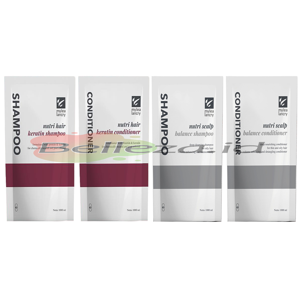 Mylea Lancry Nutri Keratin / Balance / Shampoo / Conditioner Pouch 1000ml