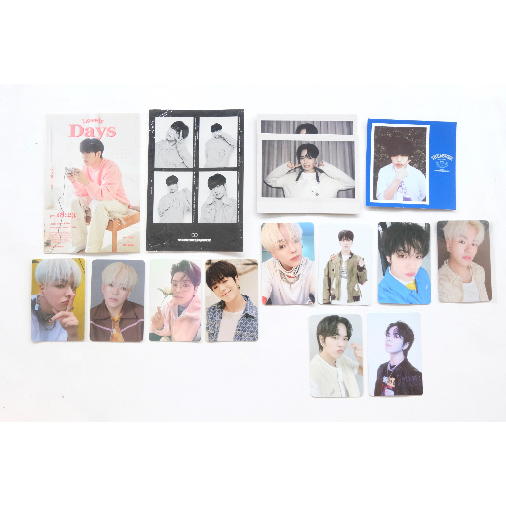 TREASURE JAEHYUK PHOTOCARD BLOOMING HELLO MANYO