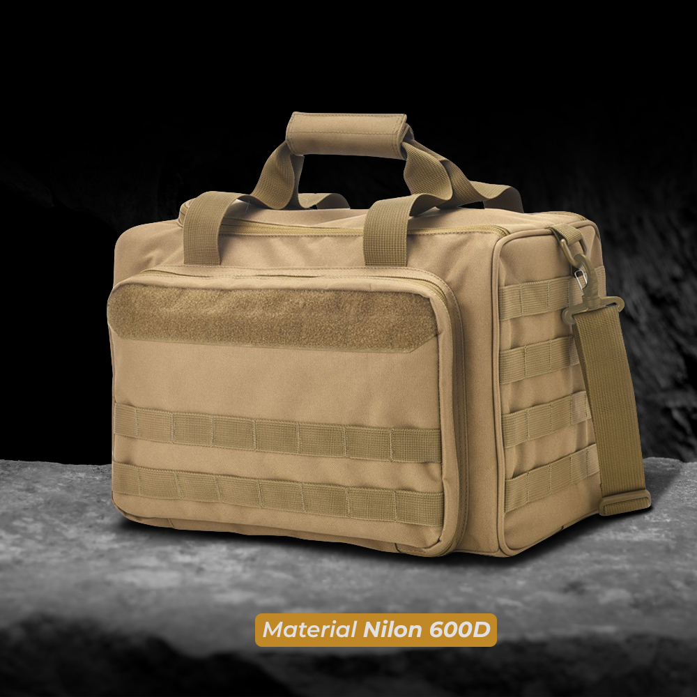 Tas Selempang Taktis Outdoor Tactical Range Bag - NT-35 - Khaki