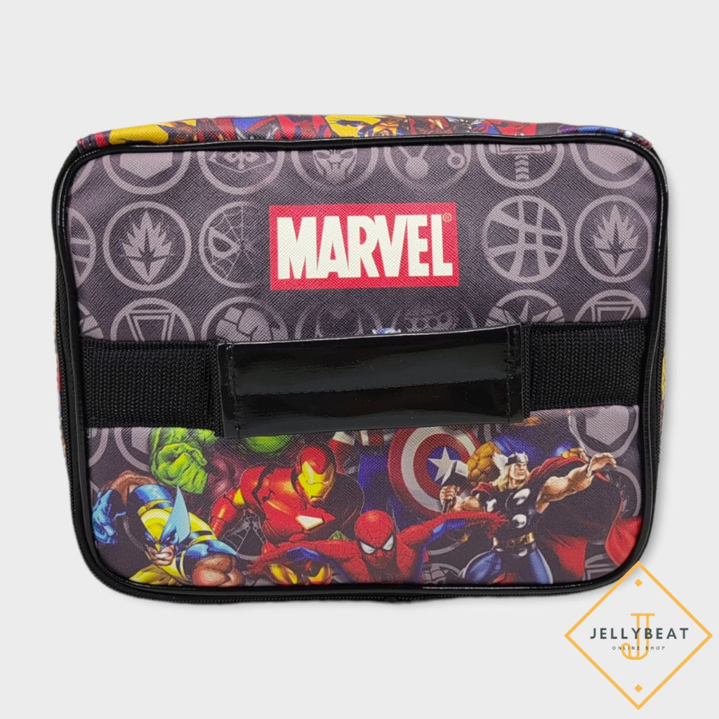 TAS BEKAL BESAR PREMIUM SINGLE (24x18x8cm) - BLACK AVENGERS