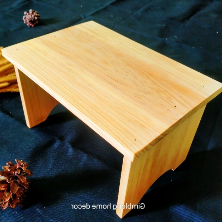 dingklik kursi jongkok kayu / dingklik kayu / kursi kayu / bangku kayu / meja kayu kecil