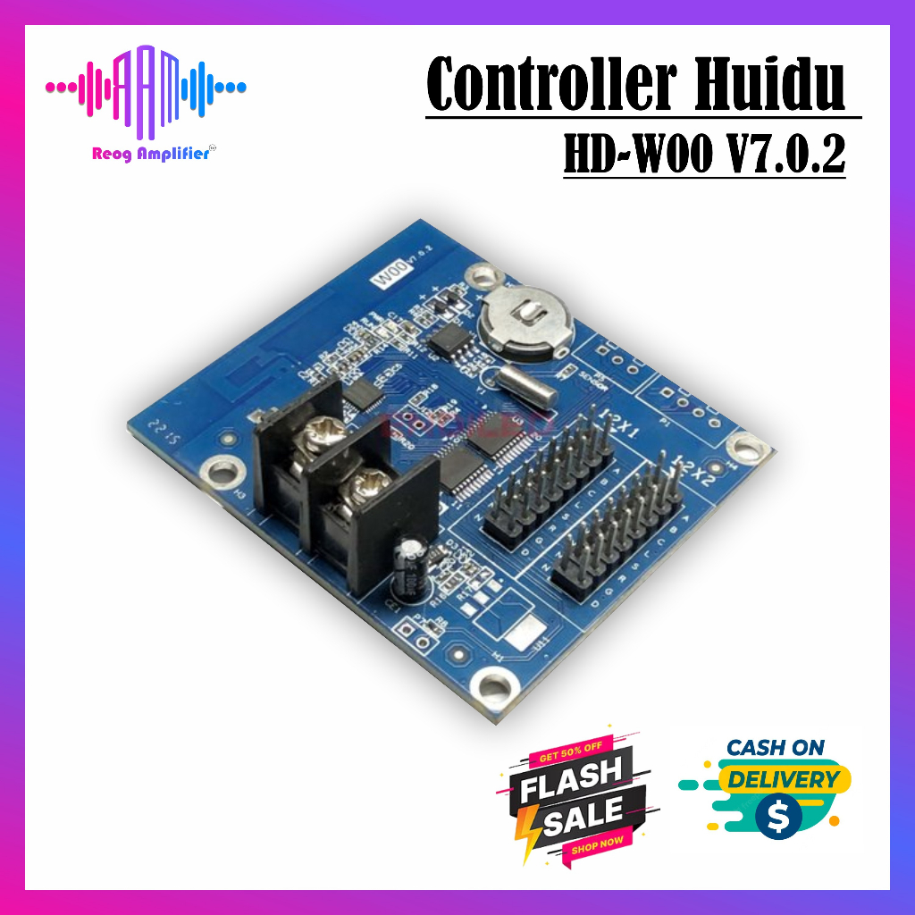 Controller Huidu HD-W00 HD W00 Wifi Panel Module Modul LED P10 Running Tex