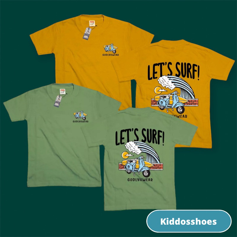 KAOS SURFING VESPA ANAK LENGAN PENDEK