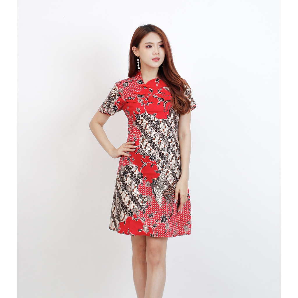 Baju Batik Wanita - Ceongsam Batik Wanita 607 - 608  Mrs1