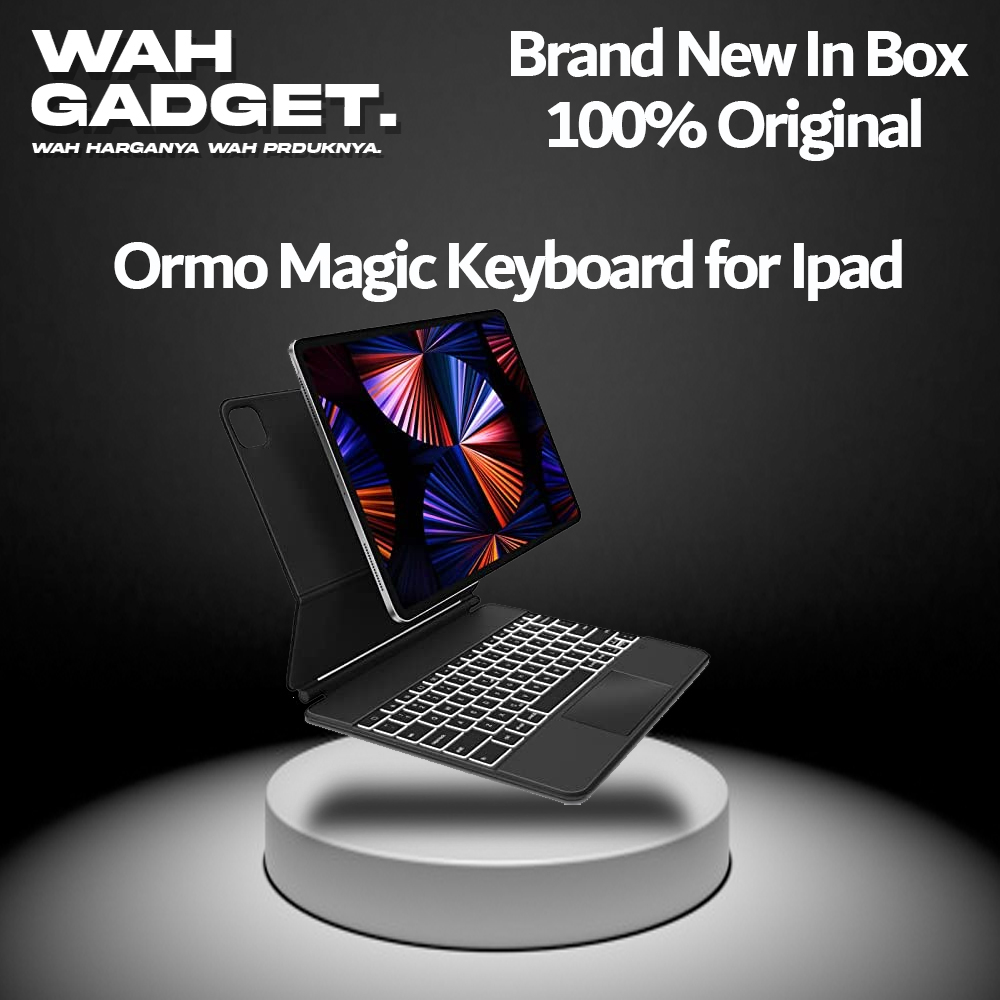 Ormo Magic Keyboard for Ipad 11&quot; - 8,3&quot; Garansi 1 Tahun