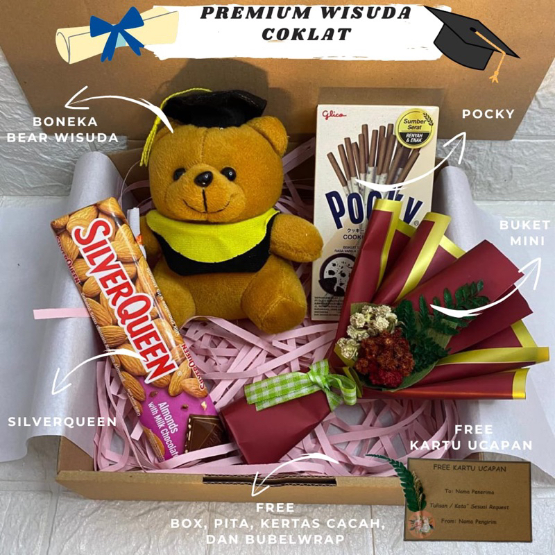 KADO WISUDA CEWEK KADO WISUDA COWOK HADIAH WISUDA GRADUATION GIFT HAMPERS WISUDA HAMPERS BONEKA WISUDA SNACK WISUDA BUKET WISUDA