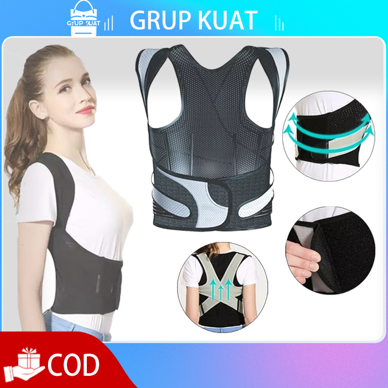 Korset Penyangga Punggung/Back Posture Corrector/Alat Penegak Badan Bungkuk/Posture Therapy Memperba