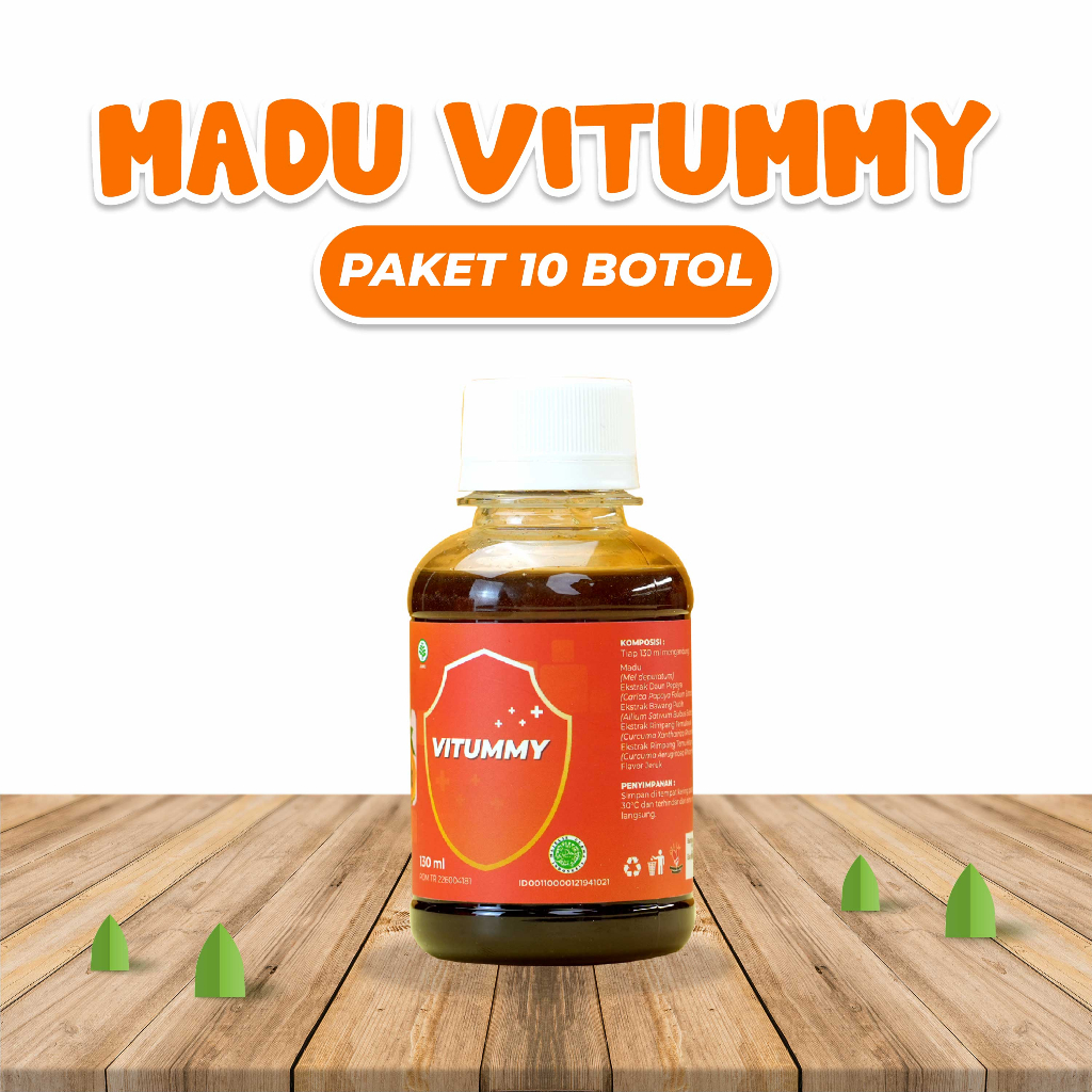 Vitummy -  Madu Paket 10 Botol 130ml