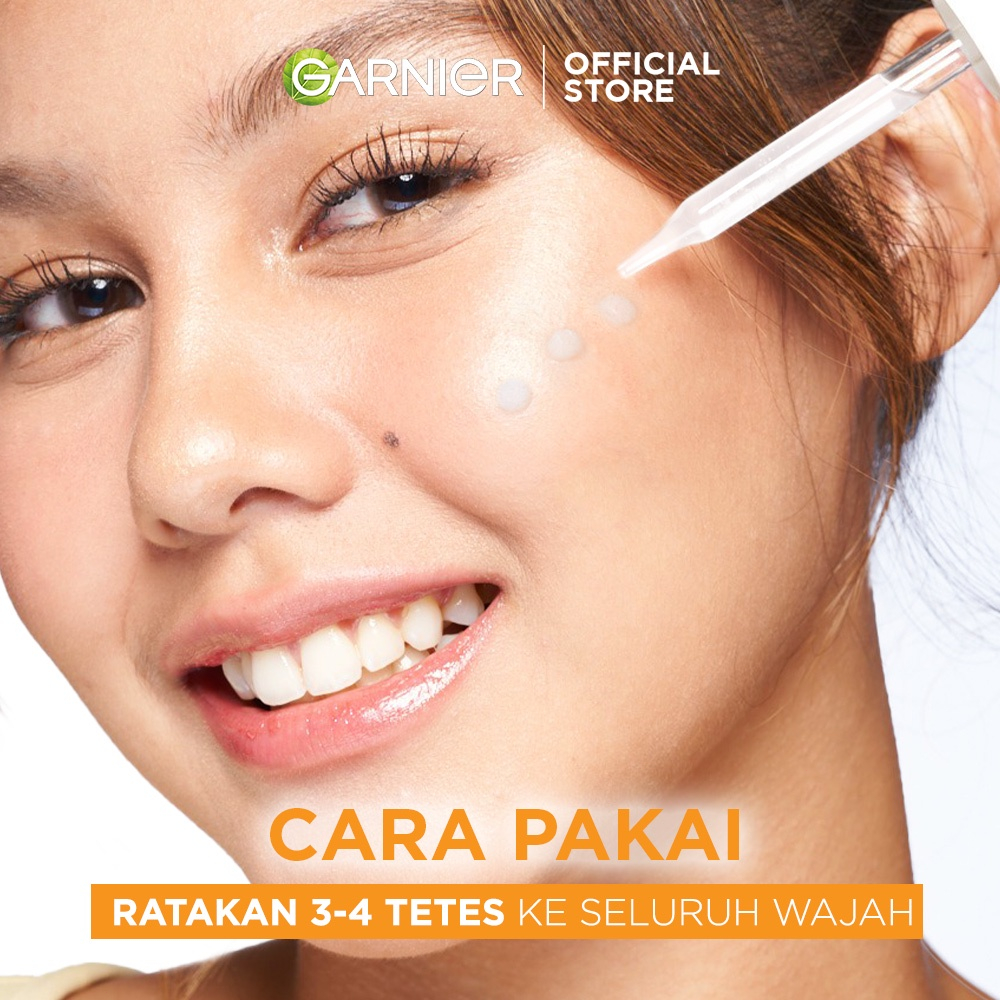 Garnier Bright Complete Vitamin C 30x Booster Serum Skin Care - 30ml (Cepat Cerahkan Noda Hitam &amp; Samarkan Bekas Jerawat)