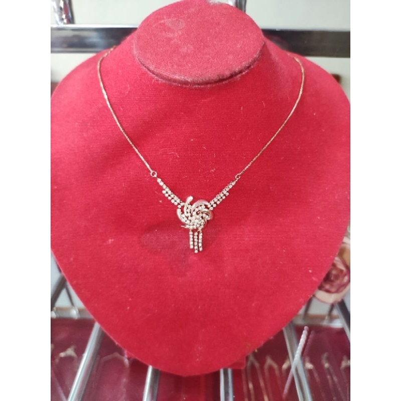 Tura/Kalung berlian model kipas