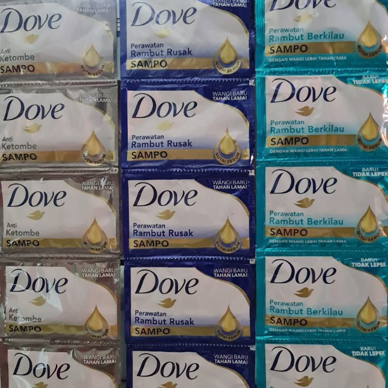 Shampo Dove Sachet (8ml x 12 Sachet)